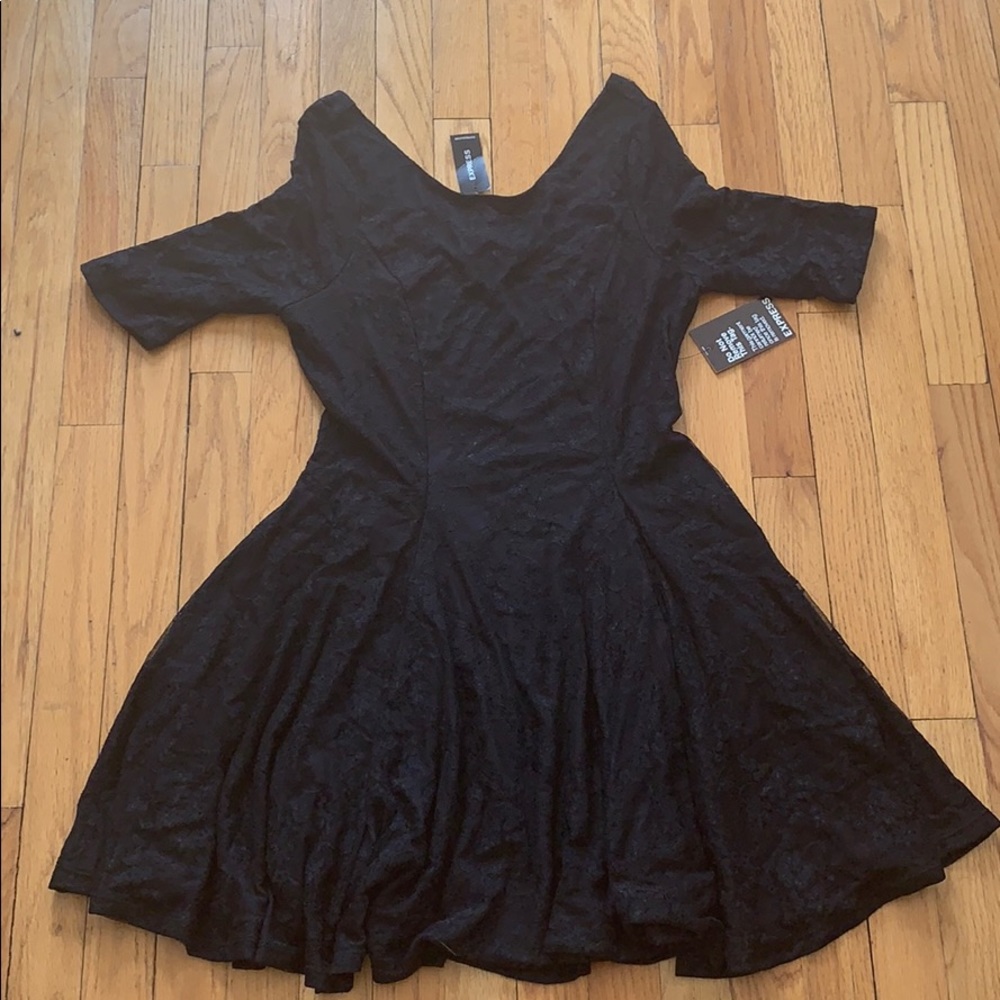 Express Black lacy dress